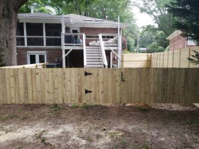 Wooden Fencing Installation